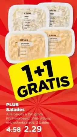 PLUS PLUS Salades aanbieding
