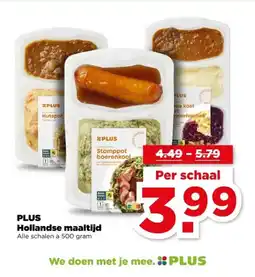 PLUS PLUS Hollandse maaltijd aanbieding
