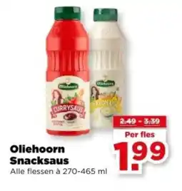 PLUS Oliehoorn Snacksaus aanbieding