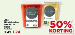 PLUS Alle Uit de keuken van PLUS Soep aanbieding