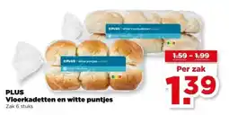 PLUS PLUS Witte puntjes stoks aanbieding