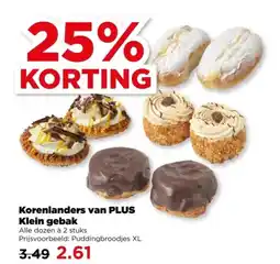 PLUS Korenlanders van PLUS Klein gebak aanbieding