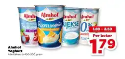 PLUS Almhof Yoghurt aanbieding
