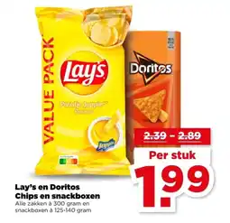 PLUS Lay's en Doritos aanbieding