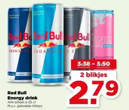 PLUS Red Bull Energy drink aanbieding