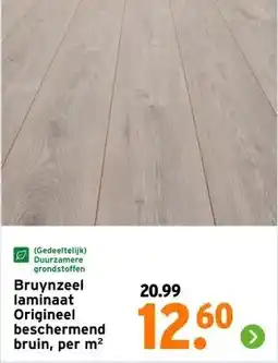 GAMMA Bruynzeel laminaat Origineel beschermend bruin, per m² aanbieding