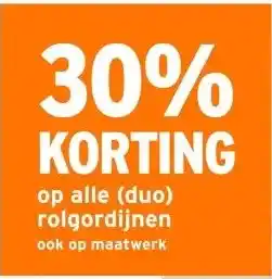 GAMMA Op alle (duo) rolgordijnen aanbieding