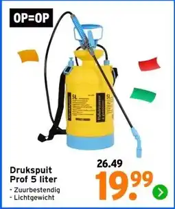 GAMMA Drukspuit Prof aanbieding