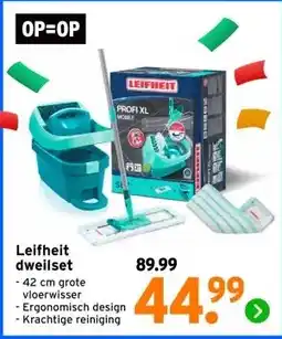 GAMMA Leifheit dweilset aanbieding