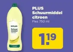 PLUS PLUS Schuurmiddel citroen aanbieding