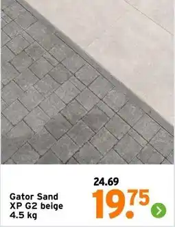 GAMMA Gator Sand XP G2 beige aanbieding