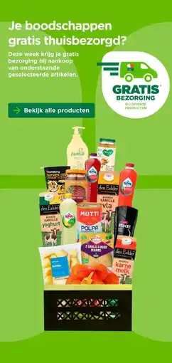 PLUS Je boodschappen gratis thuisbezorgd? aanbieding