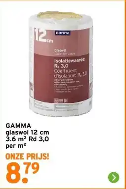 GAMMA GAMMA glaswol aanbieding