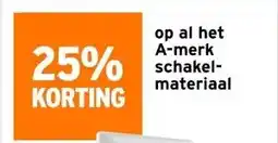 GAMMA Op al het A merk Shakel materiaal aanbieding