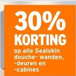 GAMMA Op Alle Sealskin douche wanden aanbieding