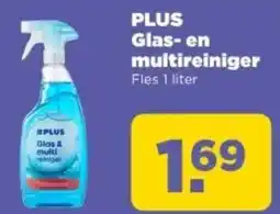 PLUS PLUS Glas en multireiniger aanbieding
