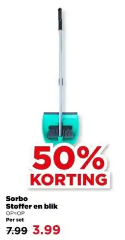 PLUS Sorbo Stoffer en blik aanbieding