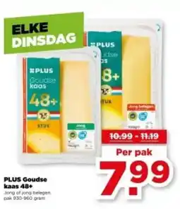 PLUS PLUS Goudse kaas 48+ J aanbieding