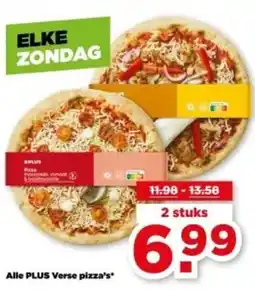 PLUS Alle PLUS Verse pizza's aanbieding