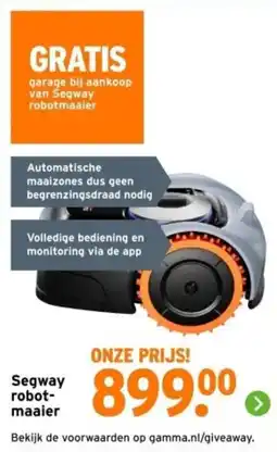 GAMMA Segway robot- maaier aanbieding