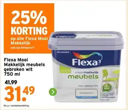 GAMMA Op alle Flexa Mooi Makkelijk gebroken wit aanbieding