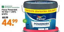 GAMMA Flexa Powerdek 10 liter +25% gratis aanbieding