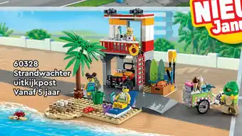 Top1Toys Lego City 60328 Strandwachter uitkijkpost aanbieding