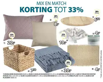 Jysk Mix en Match aanbieding