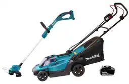 Coolblue Makita DLM330SM incl. 4,0 Ah Accu + Makita DUR193Z + 5,0 Ah 18V Accu aanbieding