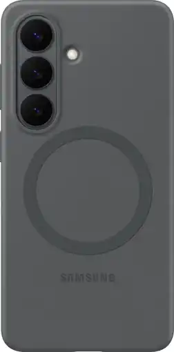 Coolblue Samsung Galaxy S26 Plus Siliconen Back Cover met Magneet Zwart aanbieding