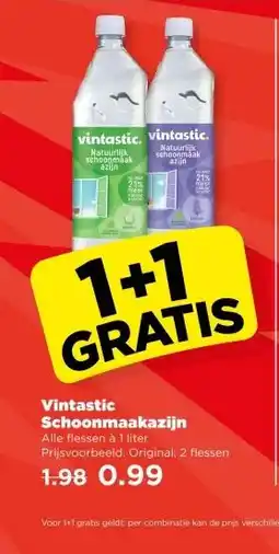 PLUS Vintastic Schoonmaakazijn aanbieding