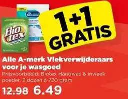 PLUS Alle A-merk Vlekverwijderaars voor je wasgoed aanbieding