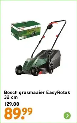 GAMMA Bosch grasmaaier EasyRotak 32 cm aanbieding