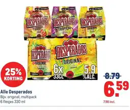 Makro Alle Desperados aanbieding