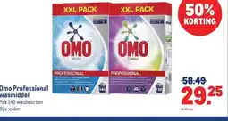 Makro Omo Professional wasmiddel aanbieding