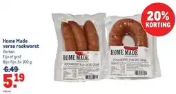 Makro Home Made verse rookworst aanbieding