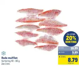 Makro Rode mulfilet aanbieding