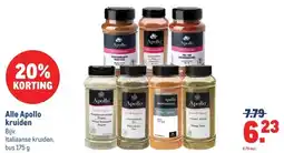 Makro Alle Apollo kruiden aanbieding