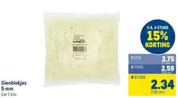 Makro Uienblokjes 5 mm aanbieding