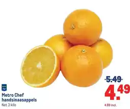 Makro Metro Chef handsinaasappels aanbieding