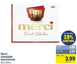 Makro Merci chocolade assortiment aanbieding