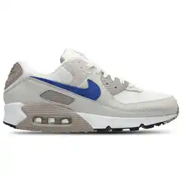 Foot Locker Nike Air Max 90 Sneakers Heren - Wit - Maat 42 - Mesh/Synthetisch aanbieding