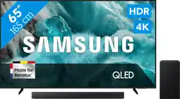 Coolblue Samsung 65 QLED Q7F4 4K (2025) + Samsung HW-B66CF (2025) aanbieding