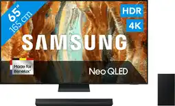 Coolblue Samsung 65 Neo QLED QN73F 4K (2025) + Samsung HW-B66CF (2025) aanbieding