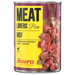 Zooplus Josera Meatlovers Pure 12 x 400 g Hondenvoer - Rund aanbieding