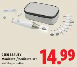 Lidl Cien Beauty CIEN Manicure / Pedicure set aanbieding