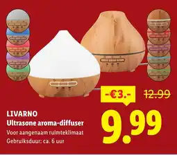 Lidl Livarno Ultrasone Aroma Diffuser aanbieding