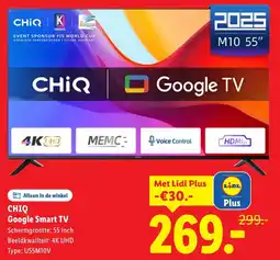 Lidl CHiQ Google SmartCHIQ K aanbieding