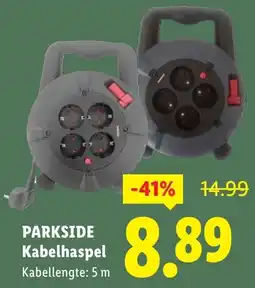 Lidl Parkside Kabelhaspel aanbieding
