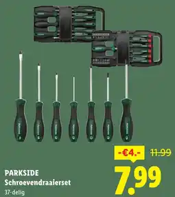 Lidl Parkside Schroevendraaierset aanbieding